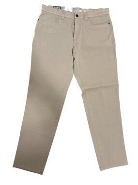 Haggar The Active Series City Flex 5-Pocket Slim-Straight Traveler Pants Khaki
